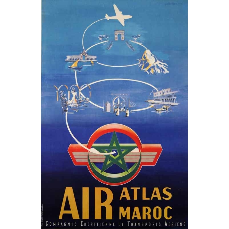 DEBUREAU G. Air Atlas Maroc