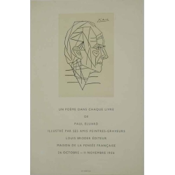 PICASSO Un poeme dans chaque livre de Paul Eluard