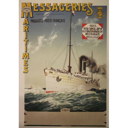 BRUN A. Messageries Maritimes