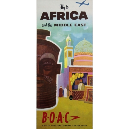 SANS MENTION B.O.A.C Fly to Africa