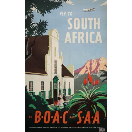 SEYMOUR E.d Fly to South Africa by BOAC and SAA