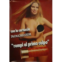 Anonyme Con la cartuccia Winchester "rompi al primo colpo"