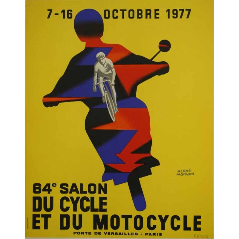 MORVAN Herve 64 eme Salon du Cycle et du Motocycle 1977