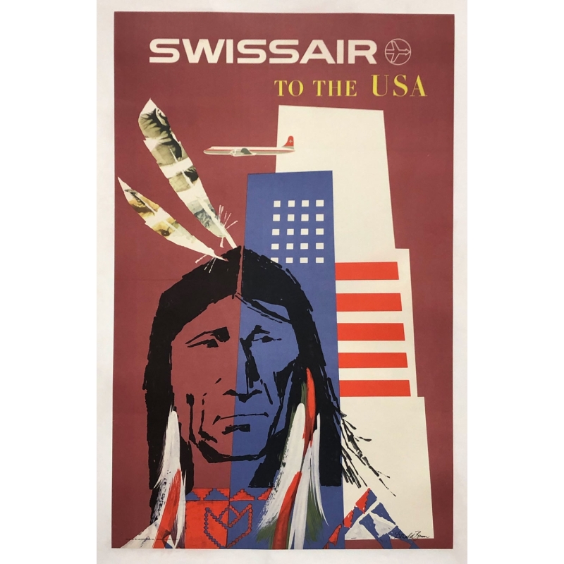 BRUN Donald Swissair To The USA