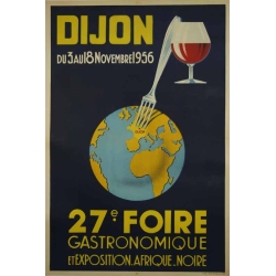 Anonyme 27ème Foire Gastronomique de Dijon - Afrique Noire