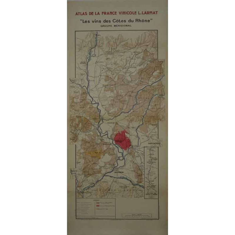 LARMAT louis Atlas viticole Vins des cotes du Rhone Groupe meridional