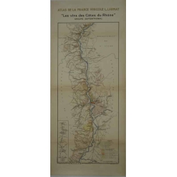 LARMAT Louis Atlas  viticole Vins des Cotes du Rhone  septentrional