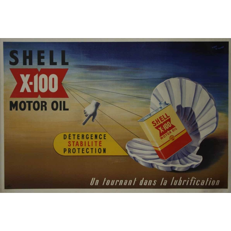 LE TEXIER Rene Shell X 100 Motor oil