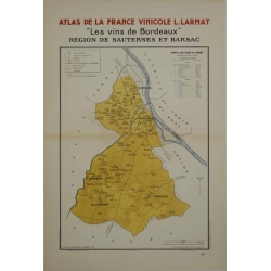 LARMAT Atlas la France vins de Bordeaux Region Sauternes  Barsac