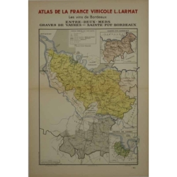 LARMAT louis Atlas de la France Les vins de Bordeaux Entre deux mers