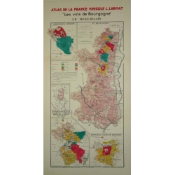 LARMAT Louis Atlas de la France Les vins de Bourgogne Le Beaujolais