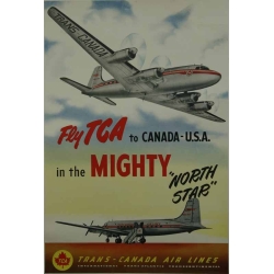 Anonyme Fly TCA to Canada USA in the Mighty "North star"