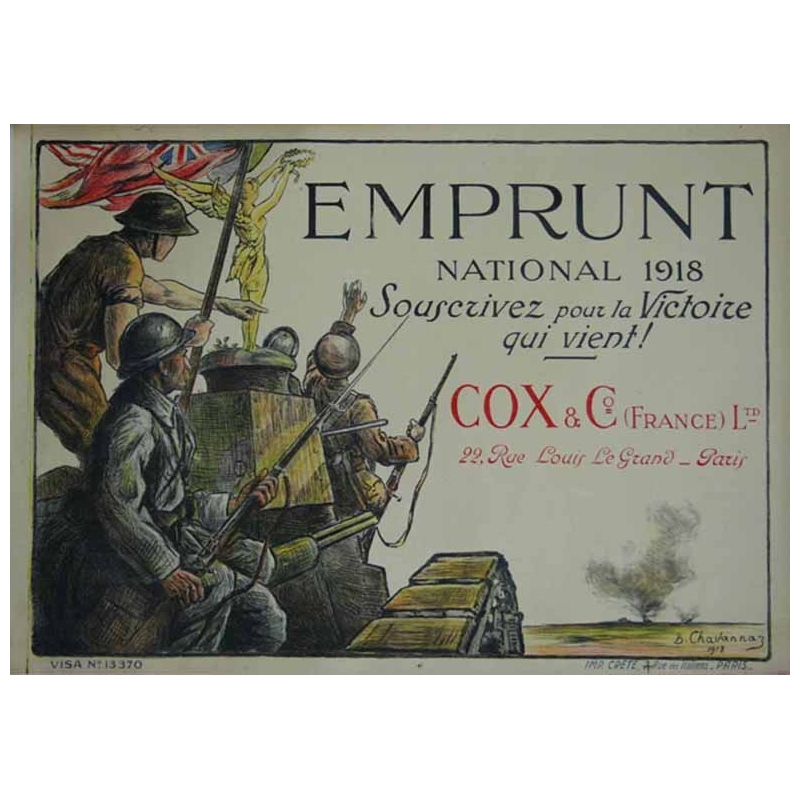 CHAVANNAZ Souscrivez pour la victoire qui vient ! Cox & C°