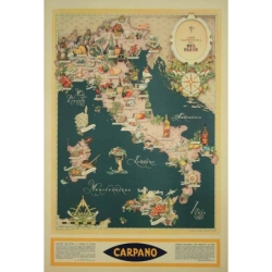VSEVOLOD NICULIN Carta Gastronomica del Bel Paese Carpano