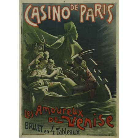 CHOUBRAC Les Amoureux de Venise - Casino de Paris