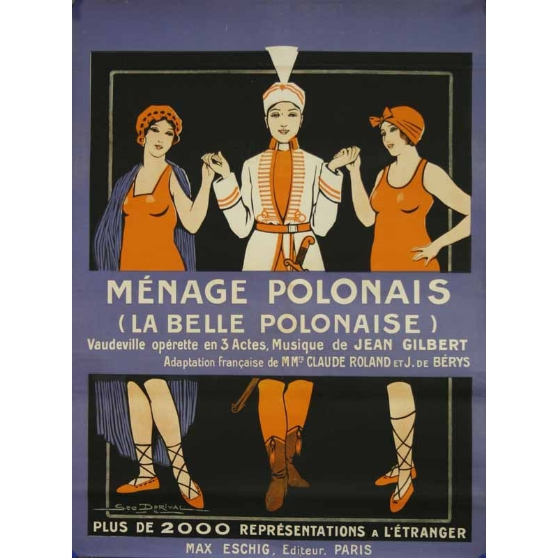 DORIVAL Geo Menage Polonais (la belle polonaise) - Operette