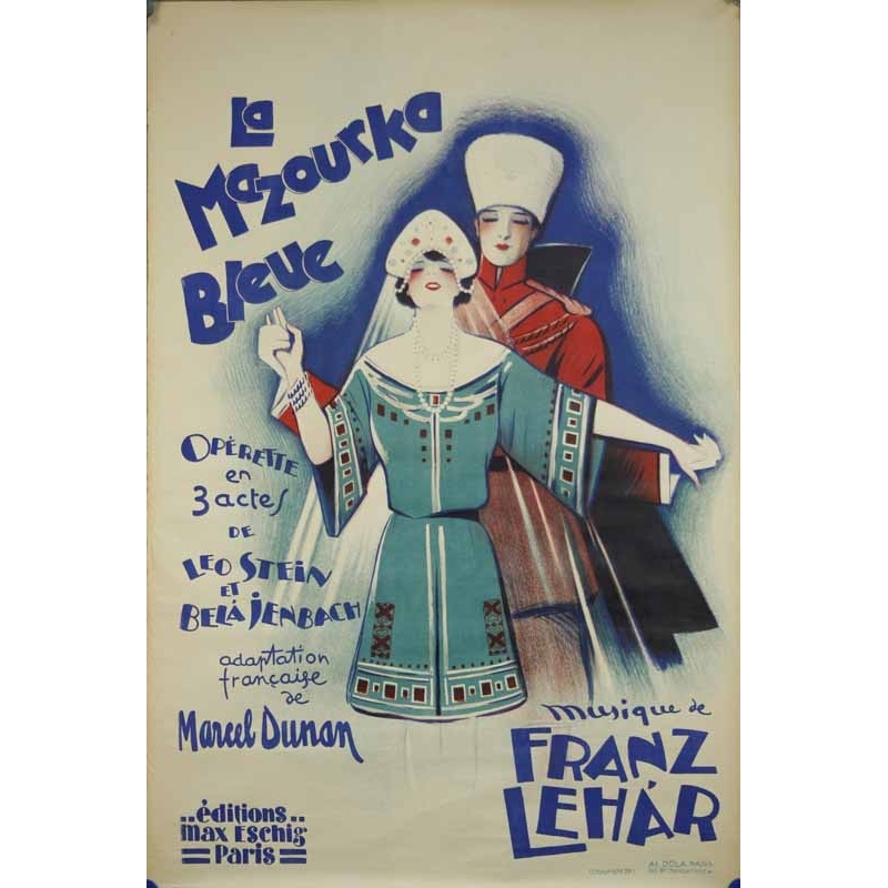 Anonyme La Mazourka Bleue - Operette