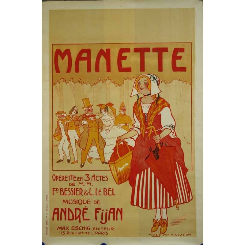 MAREVERY Yves Manette - Operette