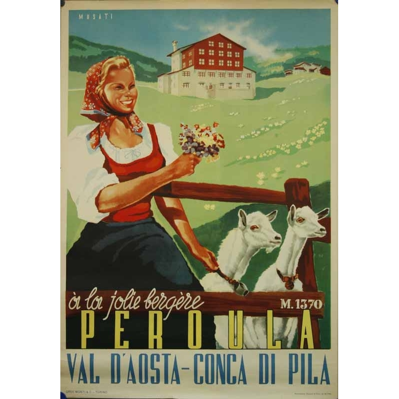MUSATI Peroula val d aosta conca di pila a la jolie bergere