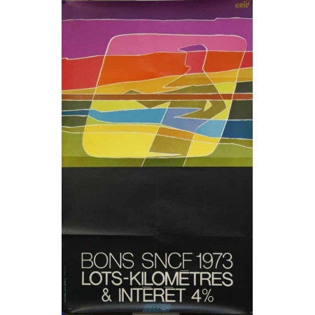 ERIC Bons SNCF Lots kilometres 1973