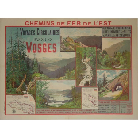 BOURGEOIS Voyages circulaires dans les Vosges