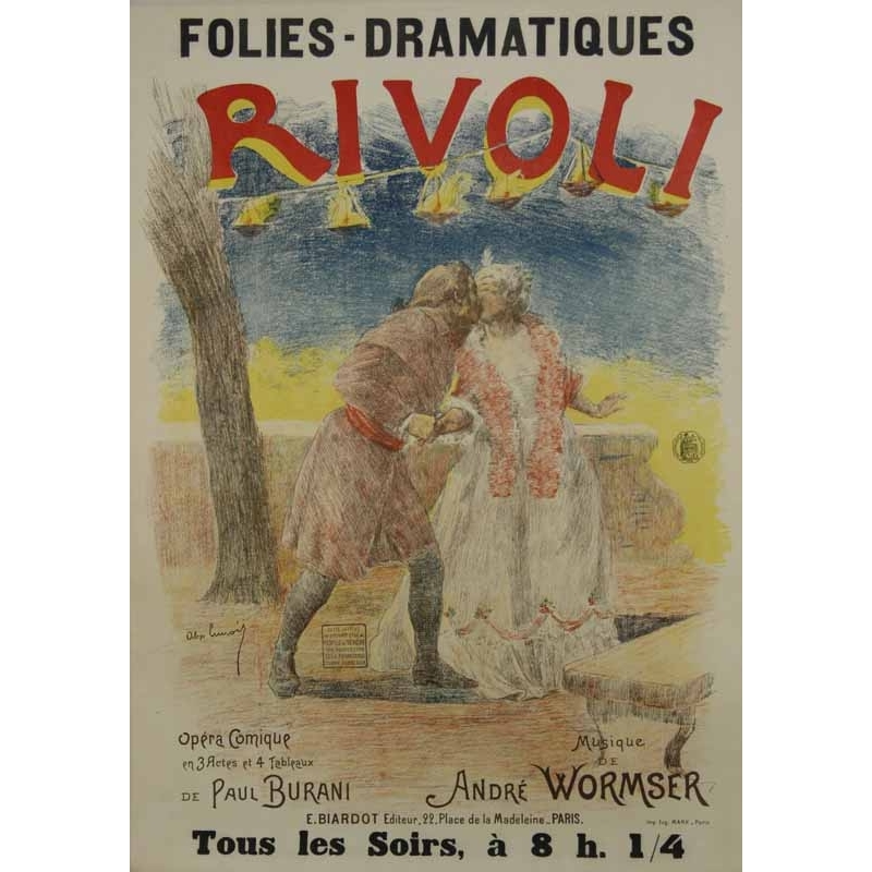 LUNOIS Ab. Folies dramatique Rivoli