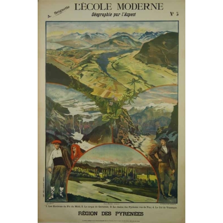 LANVIN Alex L ecole moderne geographie par l aspect Region des pyrenees