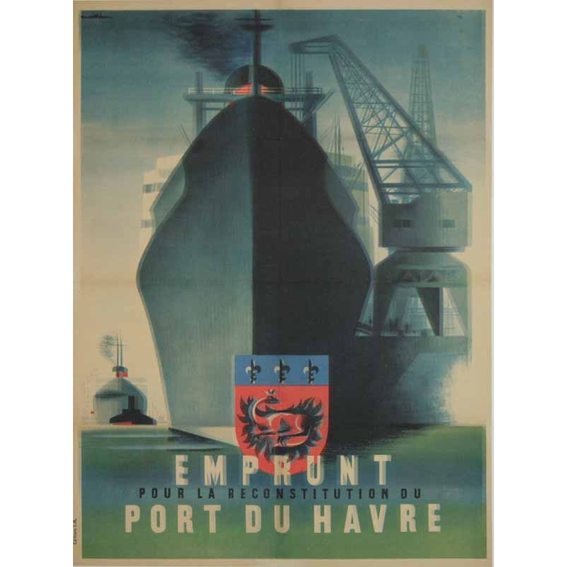 NATHAN Emprunt pour la reconstruction du port du Havre