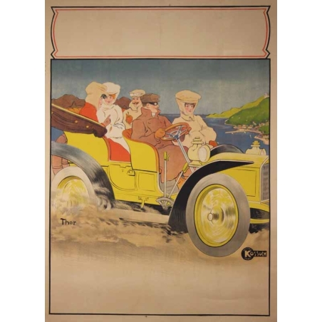 BOUCHER  Lucien Air France Planisphere