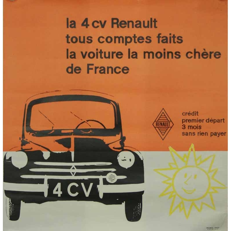 Anonyme Renault - La 4CV
