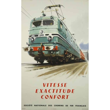 A. BRENET SNCF Vitesse exactitude confort