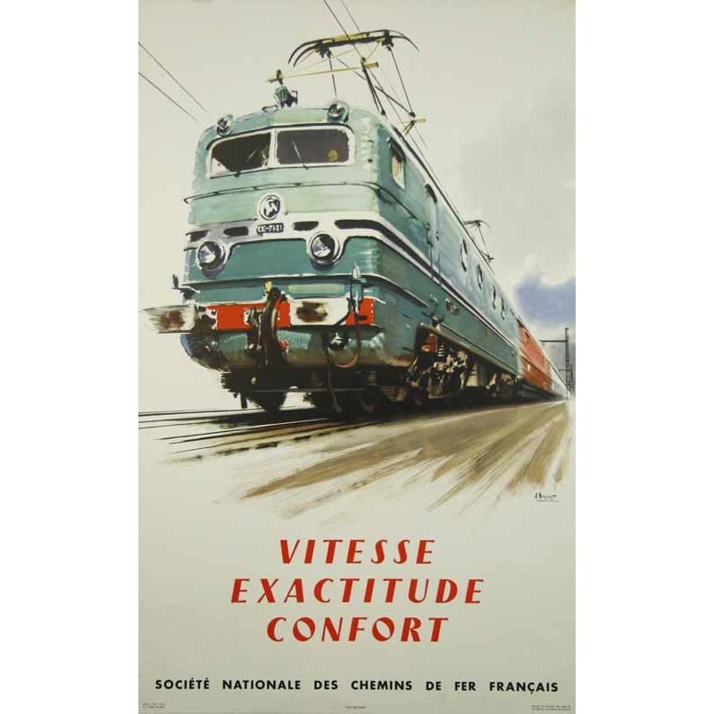 A. BRENET SNCF Vitesse exactitude confort