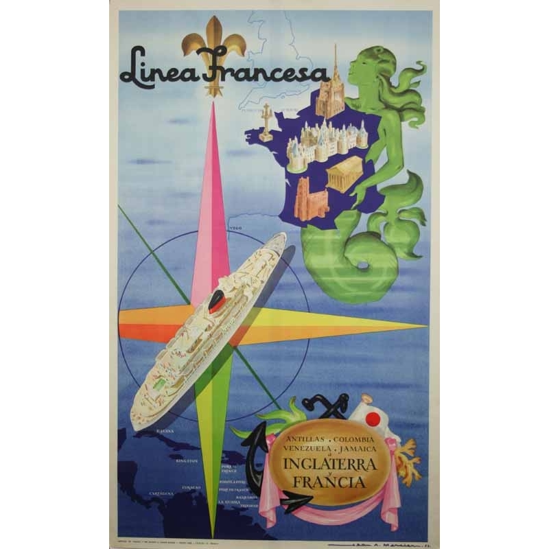 MERCIER  Jean Adrien Linea Francesa