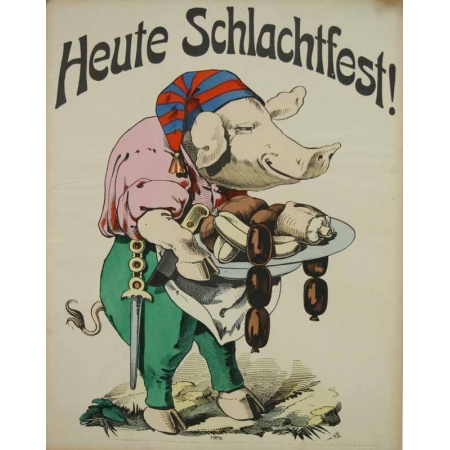 Anonyme 410 - Heute Schlachtfest