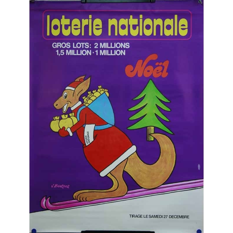 J. BOURDIER Loterie Nationale - Noël