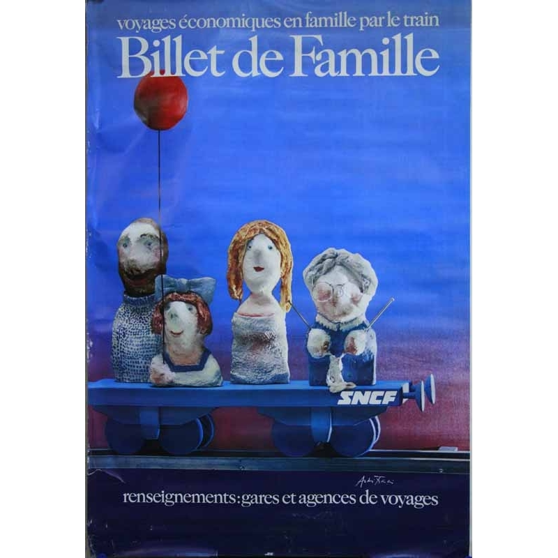 ANDRÉ FRANÇOIS Billet de famille