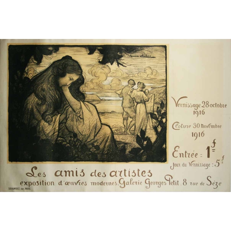 CHABAS Maurice Les amis des artistes