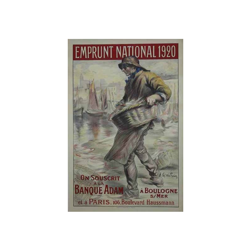 WALHAIN Ch. Emprunt National 1920