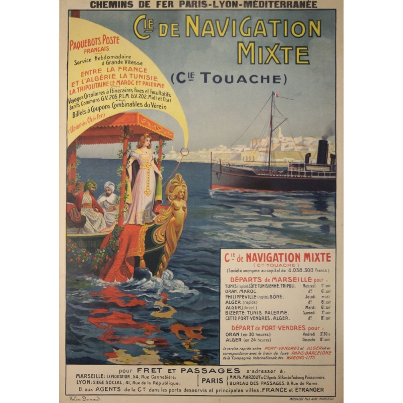 BERNARD Valere Cie de Navigation Mixte Touache
