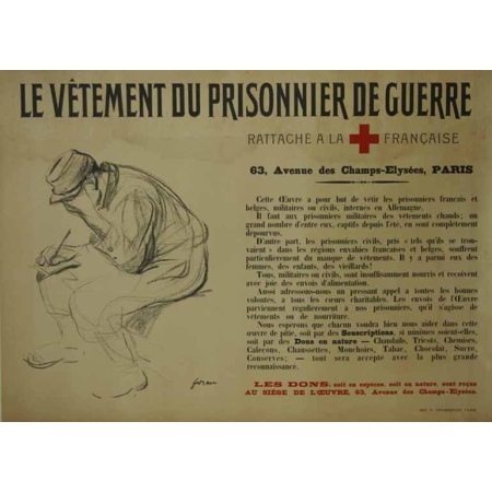 FORAIN Le vêtement du prisonnier de guerre