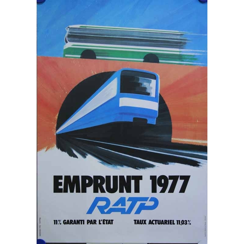 ALAIN MAUGARD Emprunt 1977 RATP