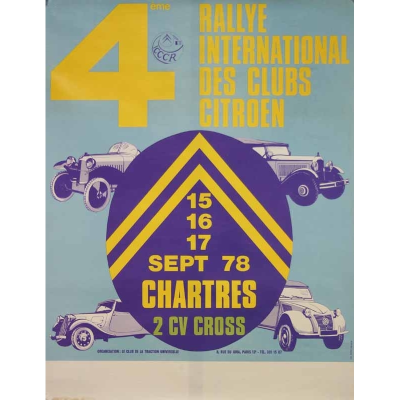Anonyme 4 eme Rallye international des clubs Citroen
