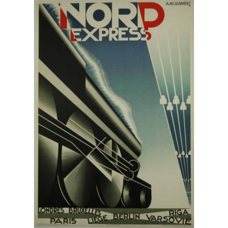 D APRES A.M. CASSANDRE Nord Express - Edition 1980