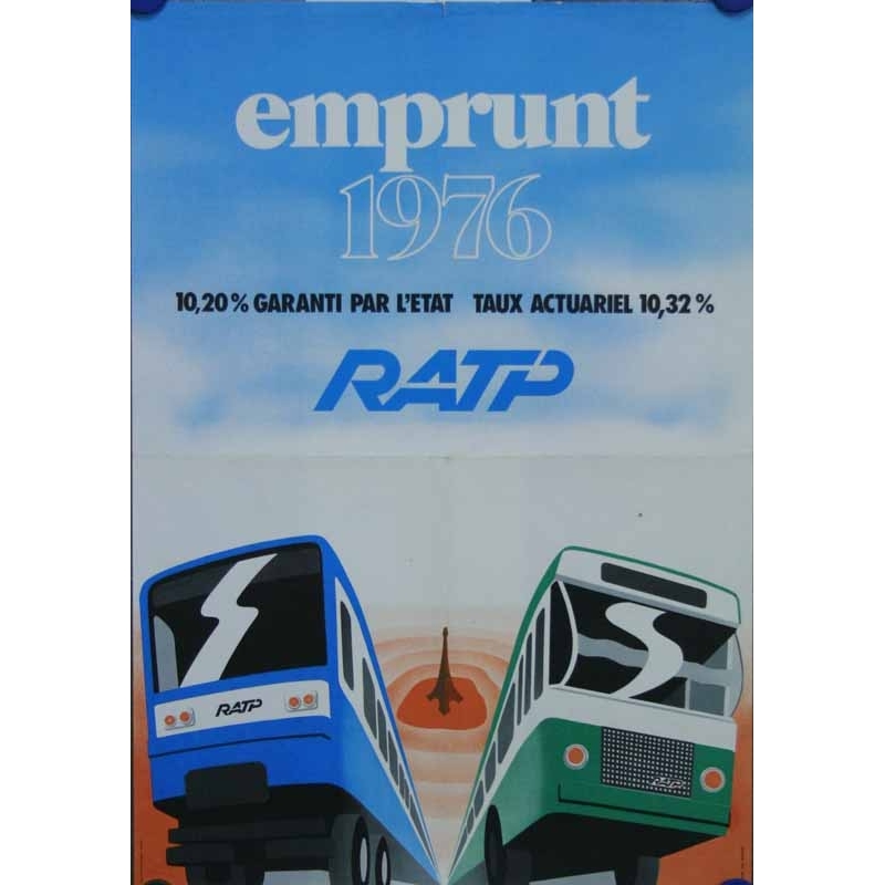 ALAIN MAUGARD Emprunt RATP 1976