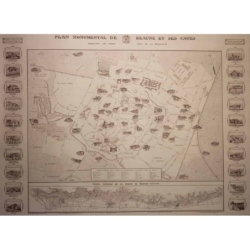 WEBERT Plan monumental de Beaune et ses caves