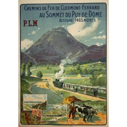 TAUZIN Louis Au sommet du Puy de Dome