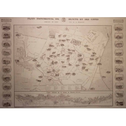 WEBERT Plan monumental de Beaune et ses caves