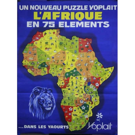 Anonyme Yoplait - Puzzle l'Afrique