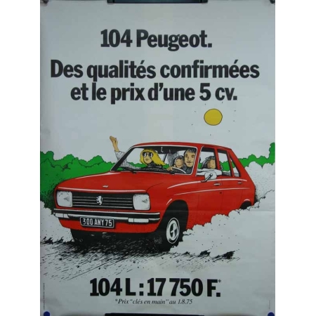 Anonyme 104 Peugeot - des qualités confirmées