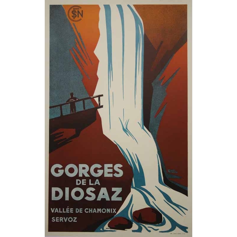 RICHARD Denyse Gorges de la Diosaz-vallee de Chamonix-Servoz